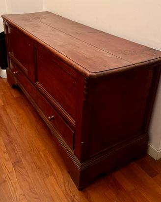 Cassapanca in legno vintage