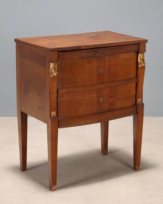 Comodino Impero in Noce - XIX Secolo