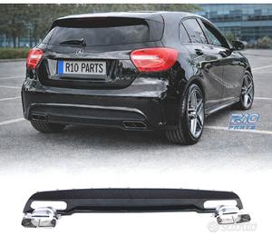 DIFFUSORE MERCEDES CLASSE A W176 12-15 LOOK AMG A4