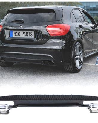 DIFFUSORE MERCEDES CLASSE A W176 12-15 LOOK AMG A4
