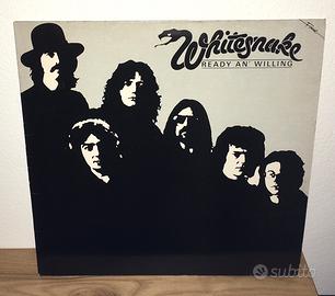 WHITESNAKE READY AN’ WILLING Lp Vinile made in UK