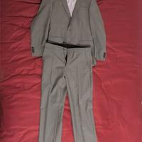 Completo Hugo Boss grigio + camicia – taglia 44