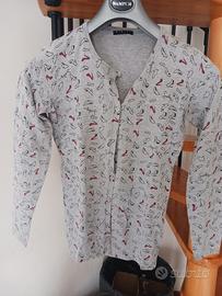 Golf donna fantasia con bottoni Sisley tg.M