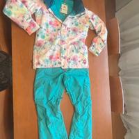 Completo BURTON ragazza giacca + pantalone cargo