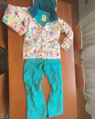 BURTON giacca + pantalone cargo ragazza