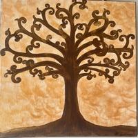 Quadro albero della vita fatto dalla venditrice