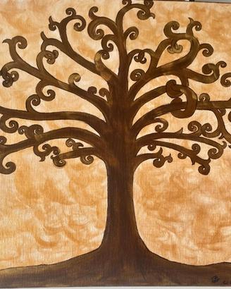 Quadro albero della vita fatto dalla venditrice
