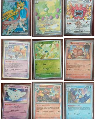 Lotto carte Pokemon italiane Scarlatto Violetto