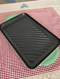 LE CREUSET Grill rettangolare in ghisa