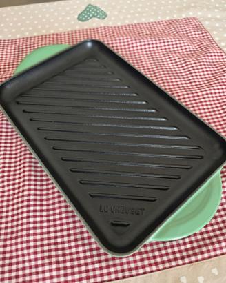 LE CREUSET Grill rettangolare in ghisa