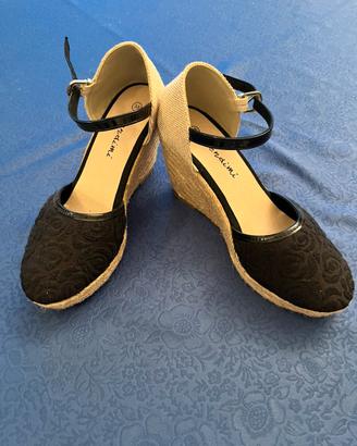 Scarpa zeppa decolettee taglia 38