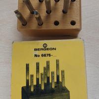 Bergeon 6675-9 Aghi per test in oro  Set 9 pezzi