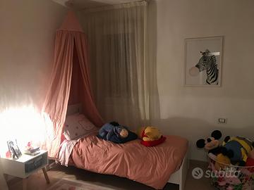 Letto ikea singolo in legno bianco