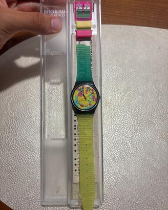Swatch World Record GB721 1990 Vintage