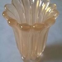 Vaso in vetro di Murano e oro Archimede Seguso