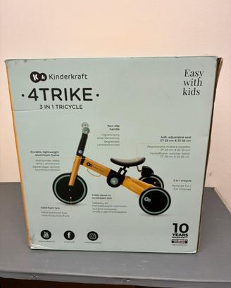 Triciclo e bici senza pedali 3 in 1 - Kinderkraft