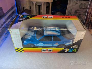 Polistil Renault Fuego sn17 1/25 #26 #vintage Blu