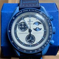 Omega Swatch mission to the super blue moonphase