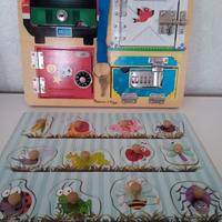 Giocattoli educativi in legno