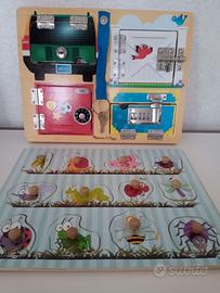 Giocattoli educativi in legno