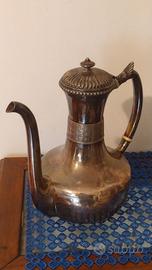 teiera inglese placcata in argento 