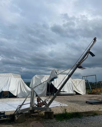 Nastro trasporta lettame