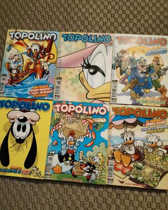 TOPOLINO – Lotto di 6 numeri (Anno 2006)