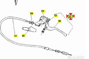 -Comando cmpl Frizione Aprilia Pegaso 50 AP8218085