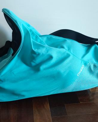pattini roller, caschetto e sacca Decathlon 