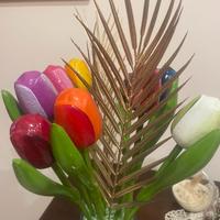 Tulipani in legno