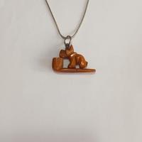 Ciondolo anni 40 in vera bachelite 