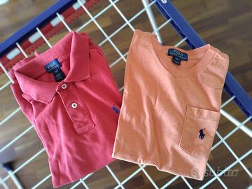 Set di 2 t-shirt polo ralph lauren 8 anni