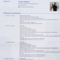 Barista macchinista esperto