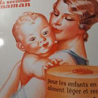 Targa pubblicitaria Blédine Cartone plastificato 