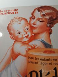 Targa pubblicitaria Blédine Cartone plastificato 