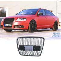 GRIGLIA AUDI A6 C6 4F 08-11 LOOK RS NERO LUCIDO