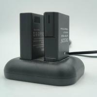 ENEGON EN-EL14 Caricabatterie +  2 batterie USATO