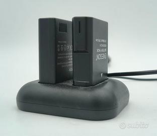 ENEGON EN-EL14 Caricabatterie +  2 batterie USATO