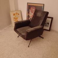 poltrona    reclinabile anni 60 