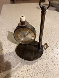 OROLOGIO PORTACANDELA IN METALLO