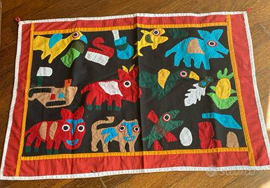 Arazzo in cotone africano vintage