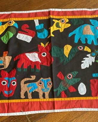 Arazzo in cotone africano vintage