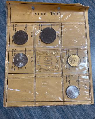 Serie 1971 fior di conio zecca d’Italia