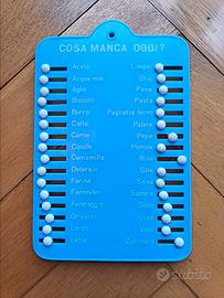 Lista spesa vintage cosa Manca Oggi