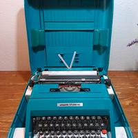 Macchina da scrivere Olivetti Studio 45 turchese 