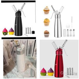 Sifone per panna montata, spume, creme. Nuovo!