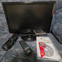 LG TV 22 Pollici Monitor Flatron M2062D Completo 