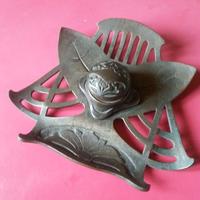 Calamaio antico in bronzo  Art Nouveau / Liberty