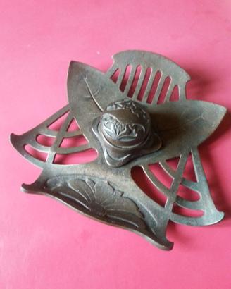 Calamaio antico in bronzo  Art Nouveau / Liberty