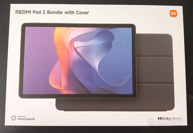 Redmi Pad 2 Bundle con cover (2025) + 2 pellicole 